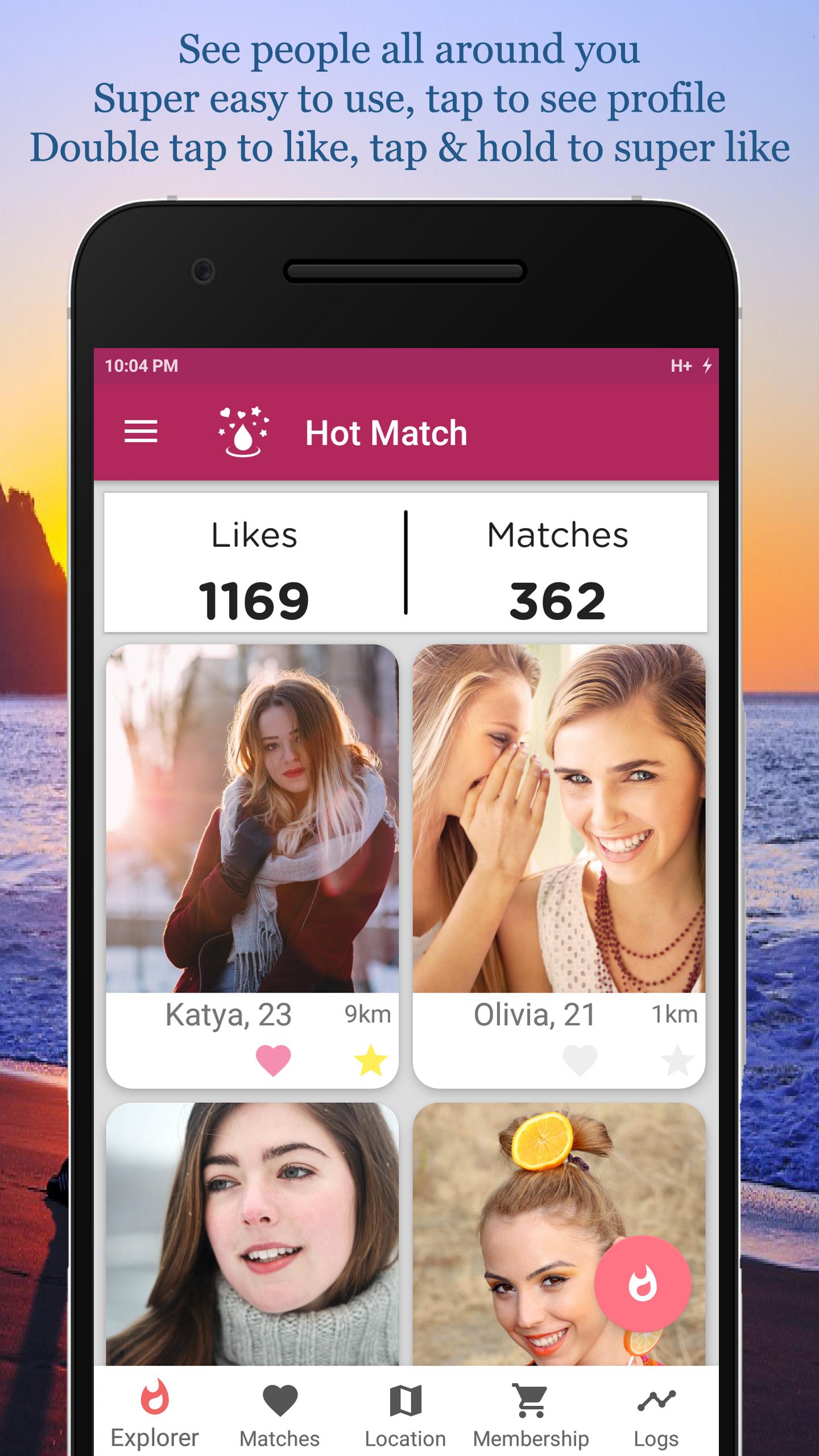 Скачать Hot Match for Tinder APK для Android