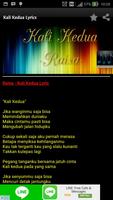برنامه‌نما Kali Kedua Lirik عکس از صفحه
