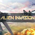 Alien invasion fight icon