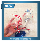 Projets d'artisanat en verre cool icône