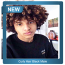 Cheveux bouclés Noir Homme APK