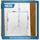 Wzór Baby Boy Romper aplikacja