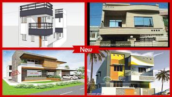 House Front Elevation Models پوسٹر