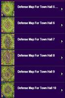 Defense Map For COC poster