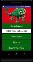Lizard On Screen Affiche