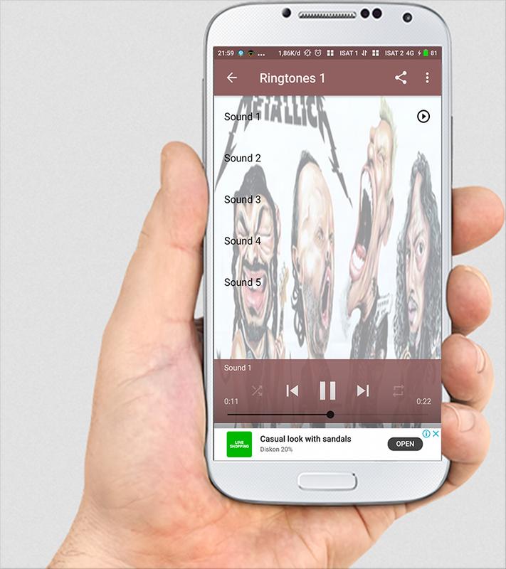 metallica free ringtones download Metallica ringtones free for android apk download.