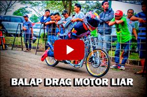 Balap Liar Motor Drag Race Affiche