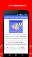 Rajasthan Land Records captura de pantalla 1
