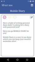 Mobile Diary تصوير الشاشة 3