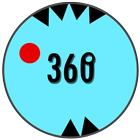 360 градусов мяч иконка