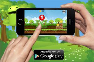 Red ball bouncing world скриншот 3