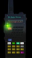 Polizei-Radioscanner 3D Plakat