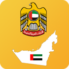 ikon Emirates of UAE, Maps & Flags