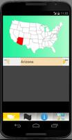 US State Maps and Flags, Info and Quiz capture d'écran 1