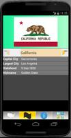 US State Maps and Flags, Info and Quiz capture d'écran 2