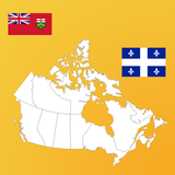 Canada Province Maps and Flags icône