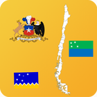 Chile Province Maps and Flags icône