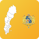 Sweden County Maps and Capitals APK