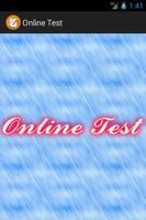 Online Test Affiche