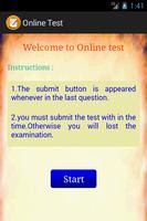 Online Test capture d'écran 1