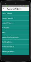 Tutorial for Android โปสเตอร์