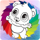 How To Color Panda baby Game icône