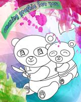 3 Schermata How To Color Panda baby Game