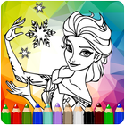 How To Color Frozene Game icône