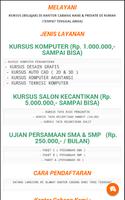 Kursus dan Persamaan Bandung اسکرین شاٹ 1