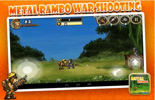 Metal Rambo war Shooting capture d'écran 2