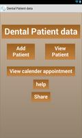 Dental Patient Data الملصق