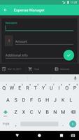 Expense Manager captura de pantalla 1