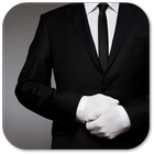 Stylish Men Suit Design-icoon