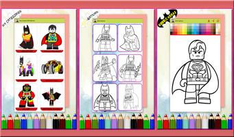 Poster How to Draw LEGO Batman