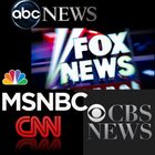 BREAKING NEWS MSNBC Fox CBS CNN ABC News 3.0 아이콘