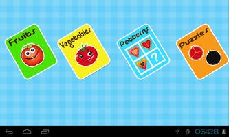 پوستر Kids Fruit and Veg World