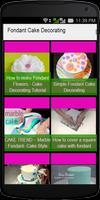 Fondant Cake Decorating Affiche