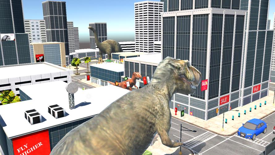 Dinosaur Simulator City Destroy For Android Apk Download - destroyed city v1 roblox