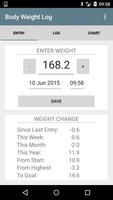 Poster Body Weight Log Free