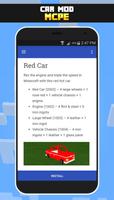 Mod de carro para Minecraft PE Cartaz