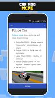Car Mod for Minecraft PE captura de pantalla 2