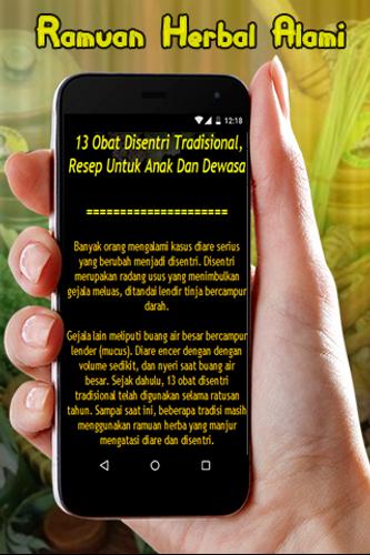 Ramuan Alami Disentri Terampuh For Android Apk Download
