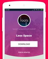 rootsapp | For Less Space poster