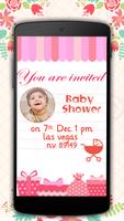 Baby Shower Invitation Card Maker Affiche