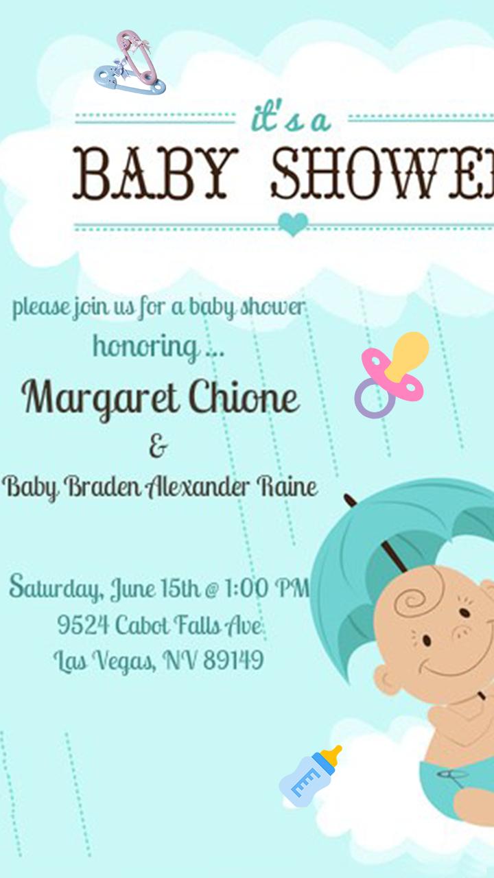 Featured image of post Baby Shower Invitation Card Maker