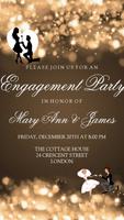 Engagement Invitation Card Maker plakat