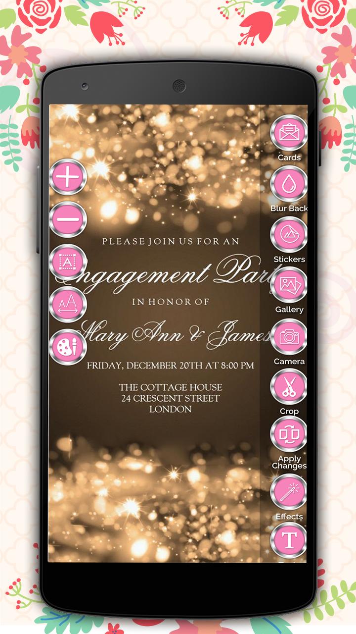 engagement invitation card maker for android apk download