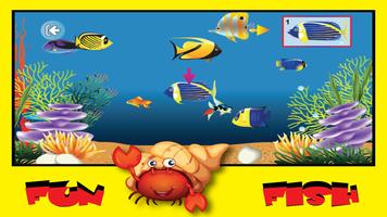 Tap Fish Game for Kids Free Ekran Görüntüsü 1