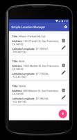 Simple Location Manager पोस्टर