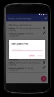 Simple Location Manager स्क्रीनशॉट 3